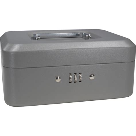 lockable metal security box|metal lock box with combination.